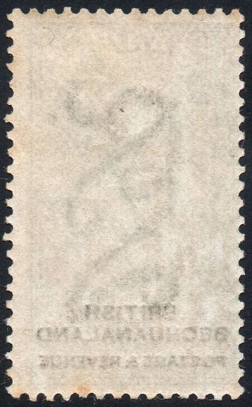 BRITISH BECUANALAND 1887 SACC17 2s6d GREEN & BLACK - MM