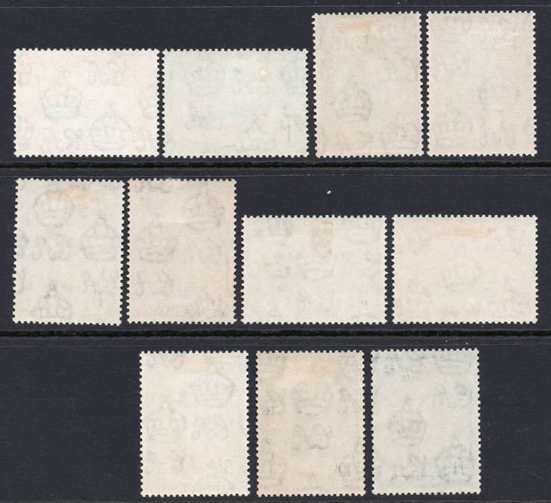 SWAZILAND 1956 SACC52 // 63 SHORT SET OF 11(MISSING 1s6d) - MM CV R2769