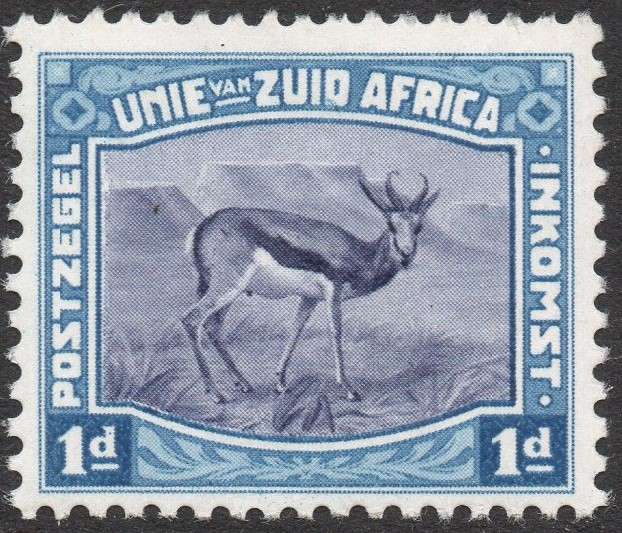 Union of SA - 1d Indigo & Blue Harrison Essay - UM - SEE BELOW