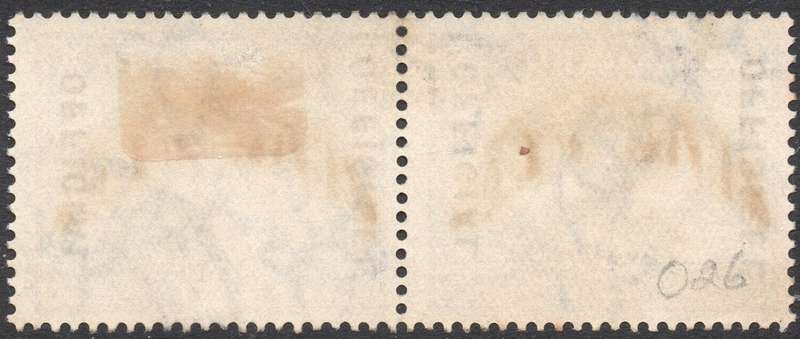 Union of SA -SACC26ab 1½d GREEN & BRIGHT GOLD ''OFFICIAL'' with ''DROPPED OFFICIAL'' VFU - CV R1200