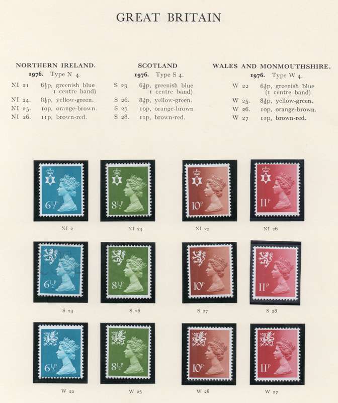 GREAT BRITAIN - REGIONAL ISSUES OF GREAT BRITAIN ON ALBUM PAGES - SEE ALL SCANS