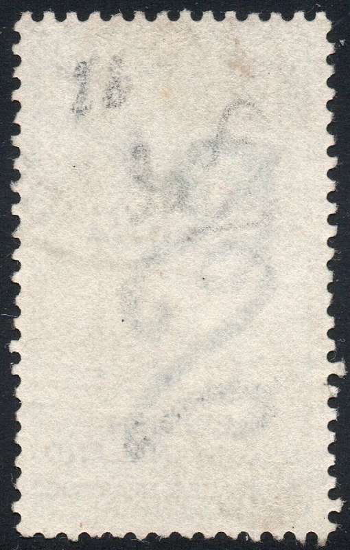 BRITISH BECHUANALAND 1888 SACC26 1/- ON 1/- GREEN & BLACK  VFU CV R3000
