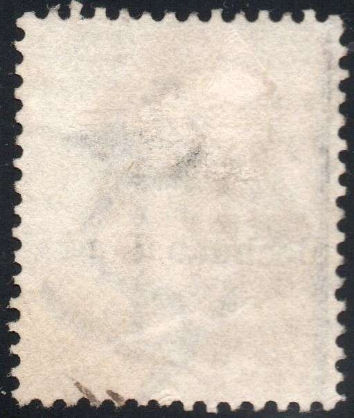 British Bechuanaland SACC6 2d CHOCOLATE-BROWN - WM ANCHOR - O/P IN BLACK FINE USED CV R170