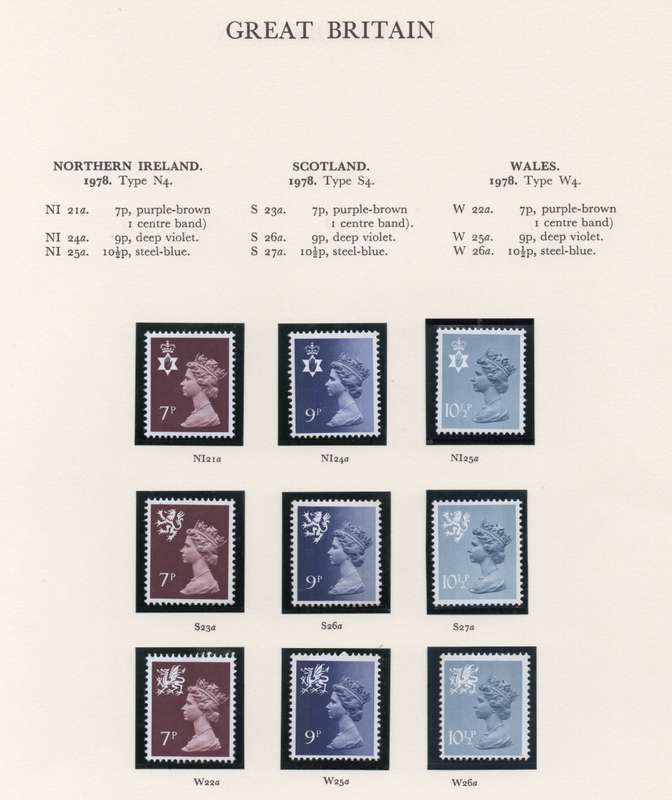 GREAT BRITAIN - REGIONAL ISSUES OF GREAT BRITAIN ON ALBUM PAGES - SEE ALL SCANS