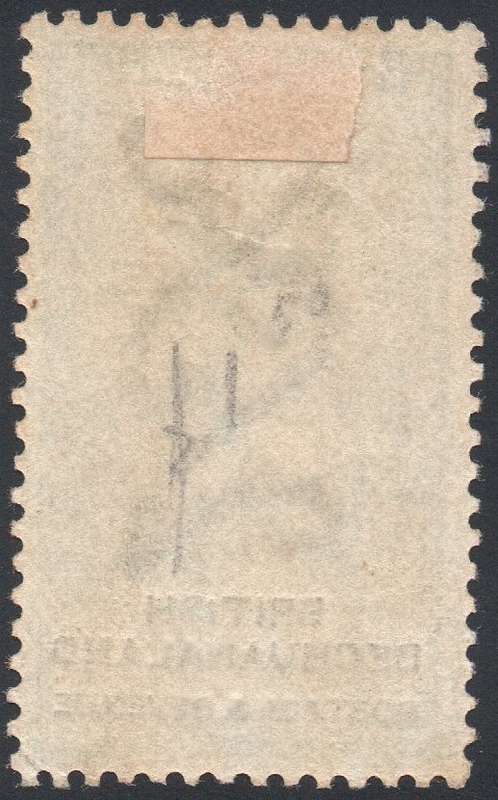 BECHUANALAND 1897 SACC18 5/- GREEN & BLACK MM CV R3500