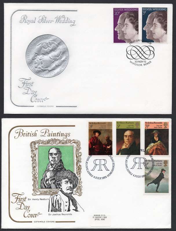 GREAT BRITAIN - 6 1970'S FIRST DAY COVERS - SEE ALL SCANS