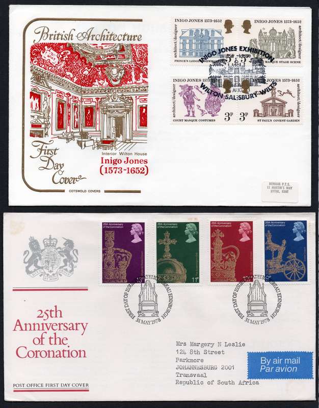 GREAT BRITAIN - 6 1970'S FIRST DAY COVERS - SEE ALL SCANS