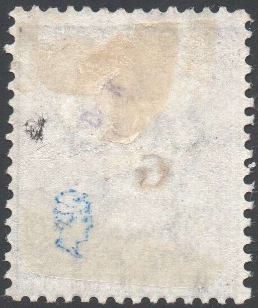 Griqualand West SG14 ½d Grey-Black with o/p type 15 in red