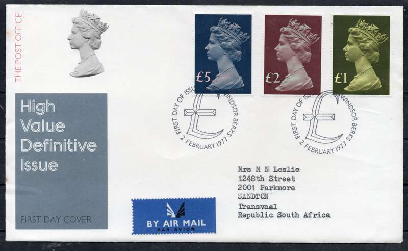 GREAT BRITAIN 1977-87 SG1026,1027 & 1028 FDC - SEE SCANS