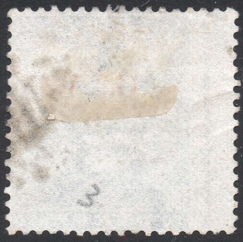 GRIQUALAND WEST 1877 SACC3 4d DEEP BLUE, O/P ''G. W.'' IN RED - VFU