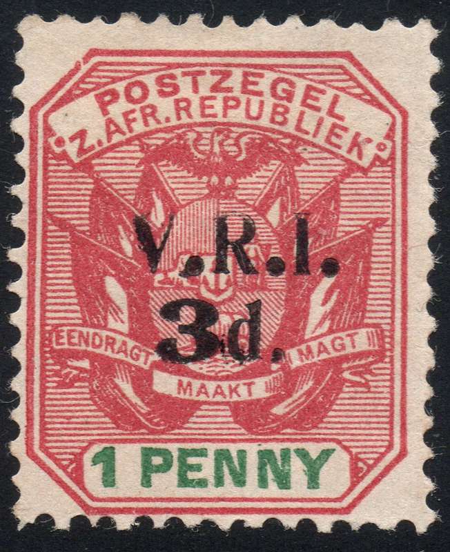 LYDEBBURG 1900 SACC5 3d on 1d ROSE & GREEN - MM - CV R4000