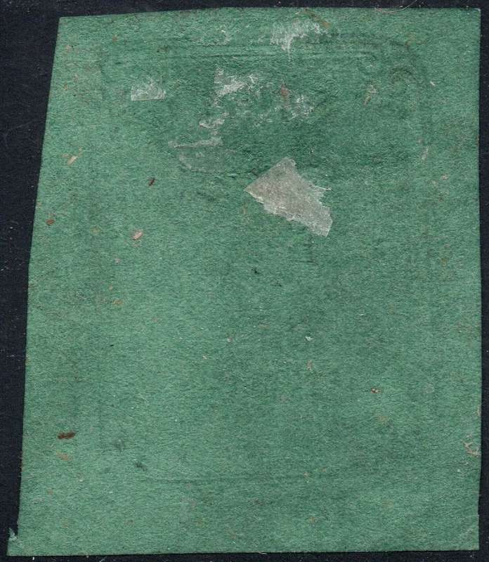 NATAL 1857-61 SACC5 : 6d EMBOSSED ON GREEN PAPER - FINE USED - CV R45000