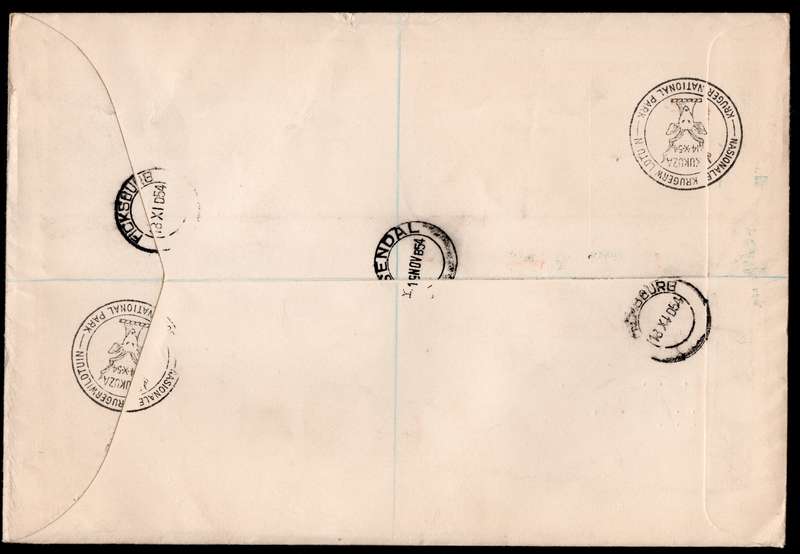 UNION OF SOUTH AFRICA 1954 (14 OCTOBER) SACC150-63 SET ON FDC(SKUKUZA d.s.) - SEE SCANS