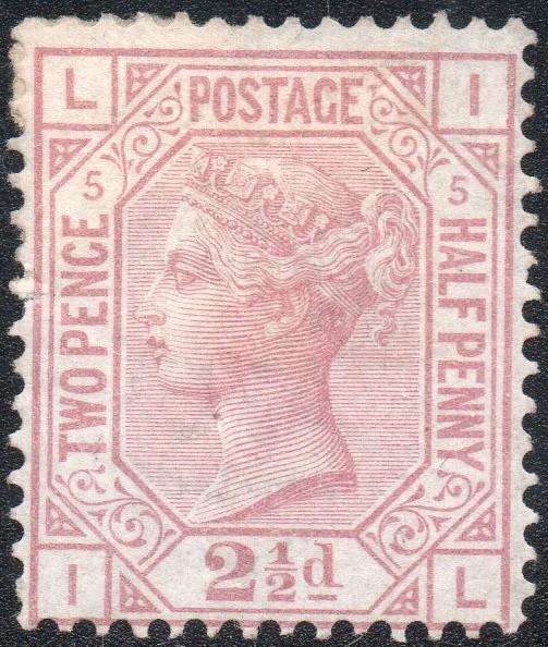 GREAT BRITAIN 1876 SG141 4d ROSY MAUVE(PLATE 5) - MM CV £525(2017)