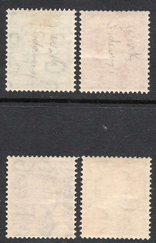 GREAT BRITAIN 1937-8 SG462a-SG465a ½d-2d WITH SIDEWAYS WATERMARK - MM CV £97(2017)