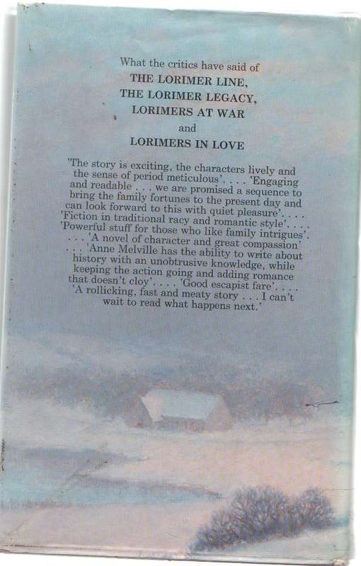 THE LAST OF THE LORIMERS - ANNE MELVILLE (1 ST PUBLISHED 1983)