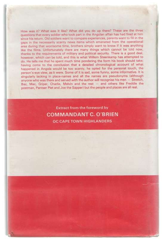 ADEUS ANGOLA , THE SEESAW WAR- WILLEM STEENKAMP (1976)