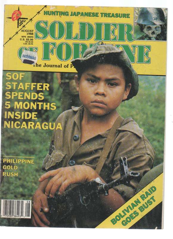 ELEVEN SOLDIER OF FORTUNE MAGAZINES (1976, 19887, 1988)