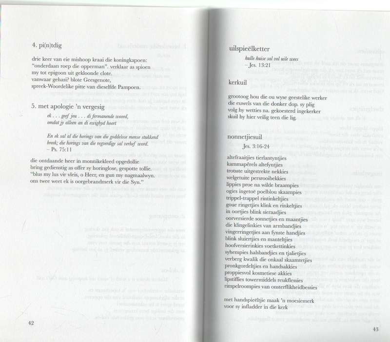 SYSPOOR - TOM GOUWS (1 STE UITGAWE 2002)