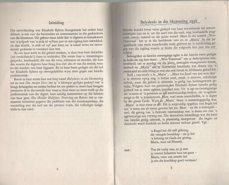 MONOGRAFIEE UIT DIE AFRIKAANSE LETTERKUNDE NOMMER 5 ELIZABETH EYBERS - P DU P GROBLER (OUD)