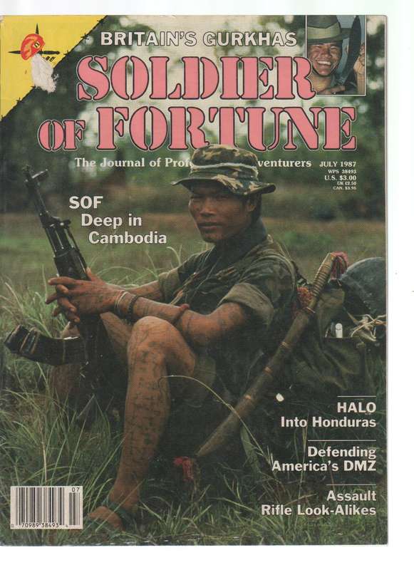 ELEVEN SOLDIER OF FORTUNE MAGAZINES (1976, 19887, 1988)