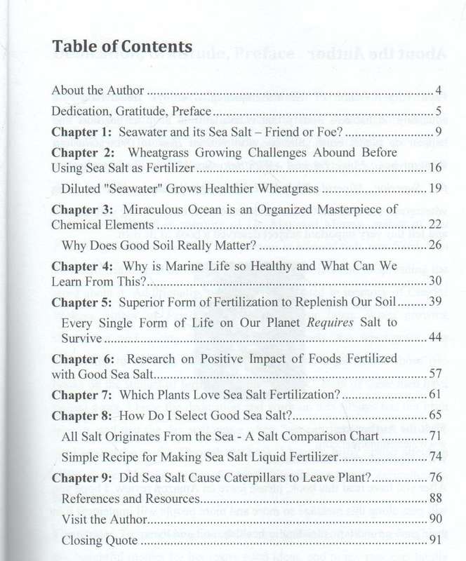 SEA SALT FERTILIZATION, HEALTHIER SOIL AND HEALTHIER YOU - ERYN PAIGE (2013)