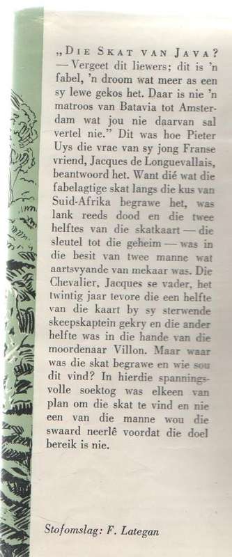 DIE SKAT VAN JAVA - KARL KIELBLOCK (10 DE DRUK 1971)