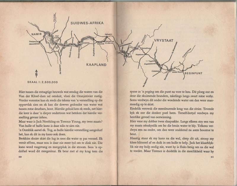STROOM AF IN MY KANO, AVONTURE OP VYF GROOT RIVIERE IN SUIDER-AFRIKA - WILLEM VAN RIET (1975)