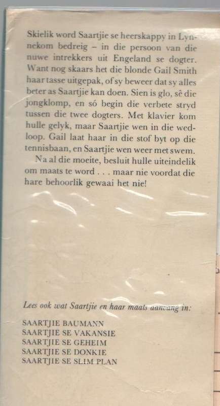 SAARTJIE SE  NUWE MAAT - BETTIE NAUDE (3 DE UITGAWE 1978)
