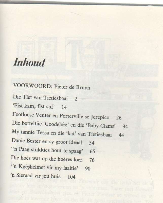 TIETIESBAAIKOS, 'N WERFJOERNAAL - PIETER PIETERSE (1 STE UITGAWE 1985)