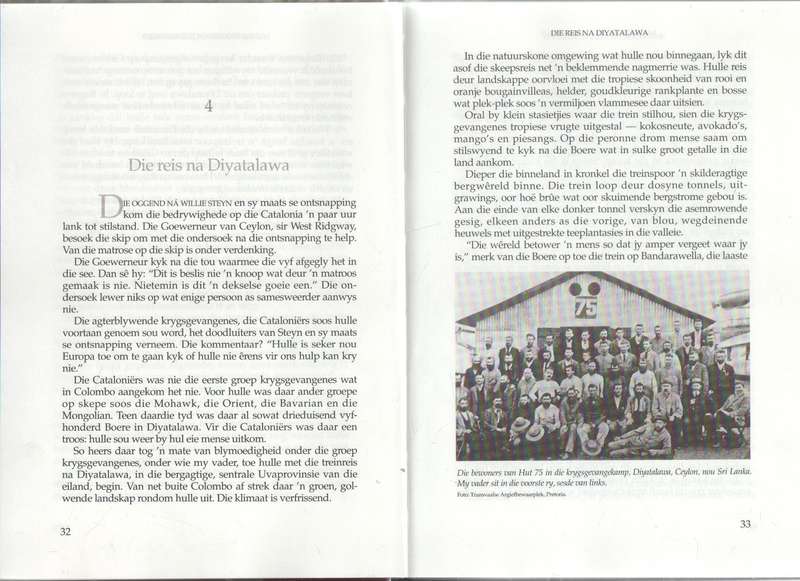 BANNELINGE OOR DIE OSEAAN BOEREKRYGSGEVANGENES 1899 - 1902 - COEN GROENEWALD (1 STE DRUK 1992)