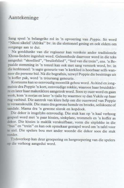 POPPIE, DIE DRAMA - ELSA JOUBERT EN SANDRA KOTZE (13 DE DRUK 2005)