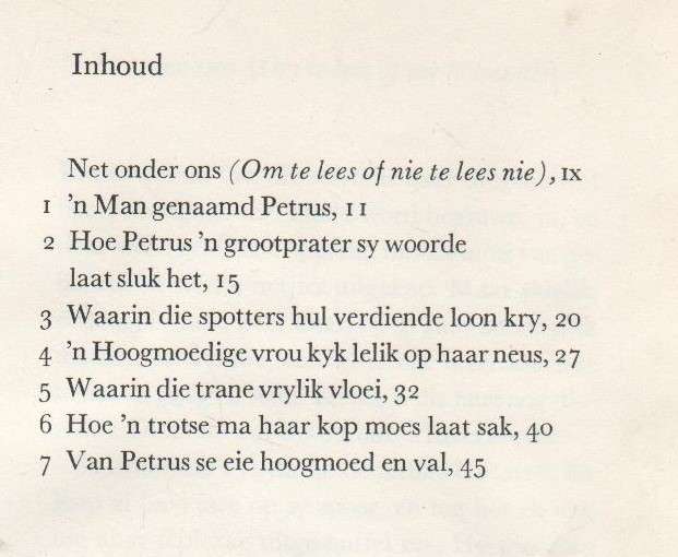 DIE MENSE IS BANG VIR ALSANDER - PIETER W GROBBELAAR (1969)