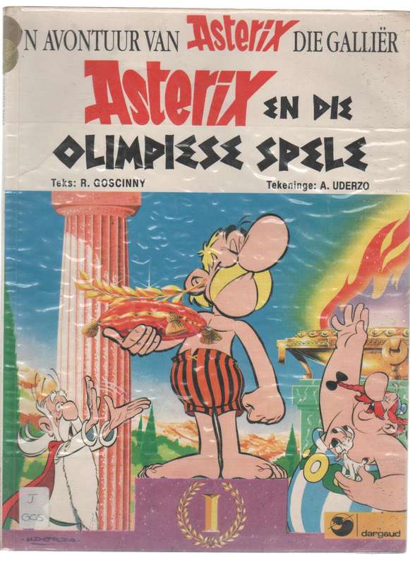 ASTERIX EN DIE OLIMPIESE SPELE - GOSCINNY AND UDERZO (1 STE AFRIKAANSE UITGAWE 1997)