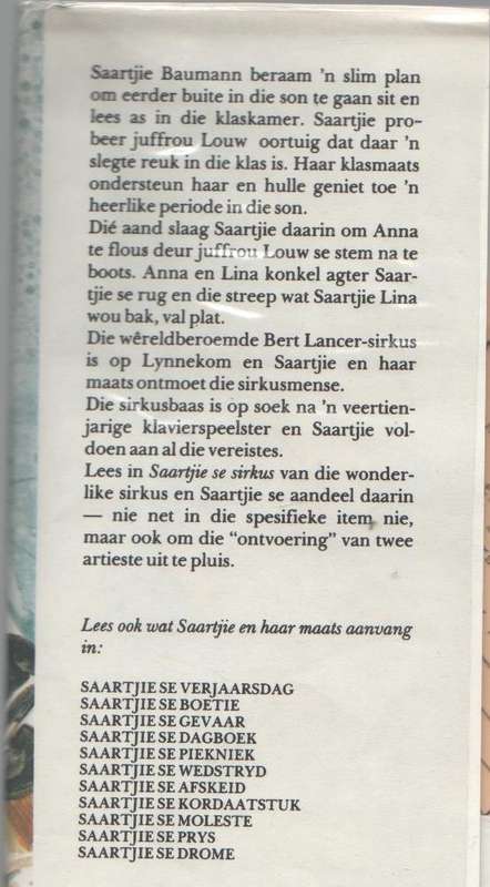 SAARTJIE SE SIRKUS - BETTIE NAUDE (2 DE UITGAWE 1984)