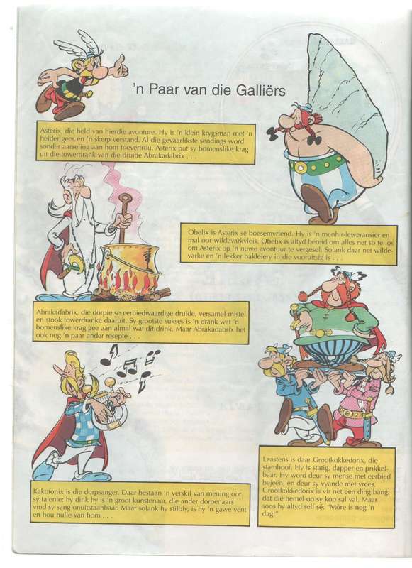 ASTERIX EN DIE OLIMPIESE SPELE - GOSCINNY AND UDERZO (1 STE AFRIKAANSE UITGAWE 1997)