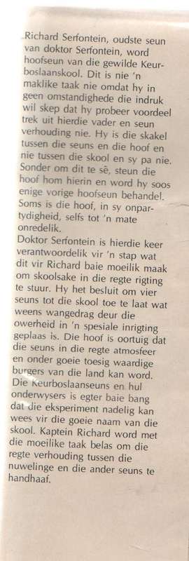 KAPTEIN RICHARD NO 7 - THEUNIS KROGH ( NUWE REEKS - 1 STE UITGAWE 1973)