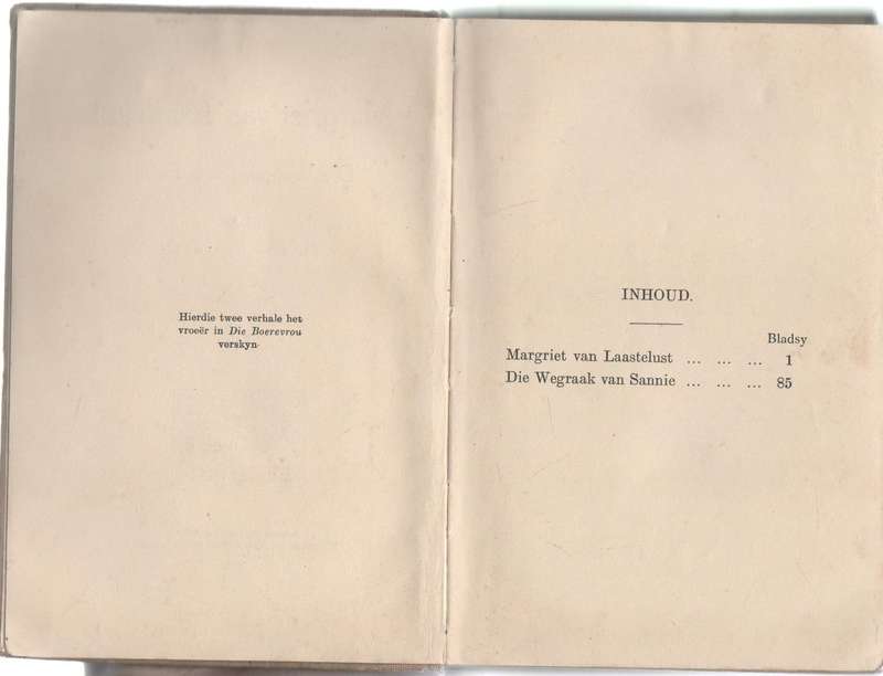 ALMAL SE BOEKE NO.4 MARGIET VAN LAASTELUST - EUGENE N MARAIS (1931)