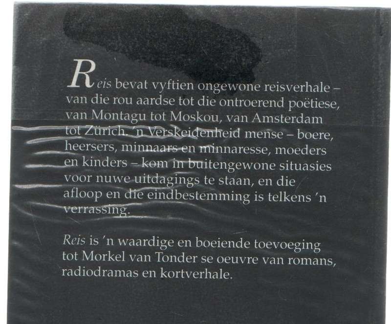 REIS - MORKEL VAN TONDER (1 STE UITGAWE 1995)