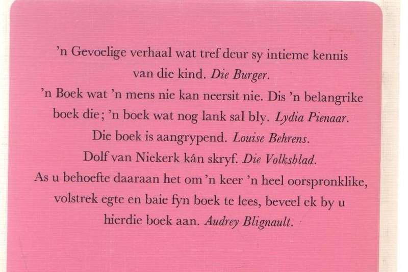 SKRIK KOM HUIS TOE - DOLF VAN NIEKERK (1987)