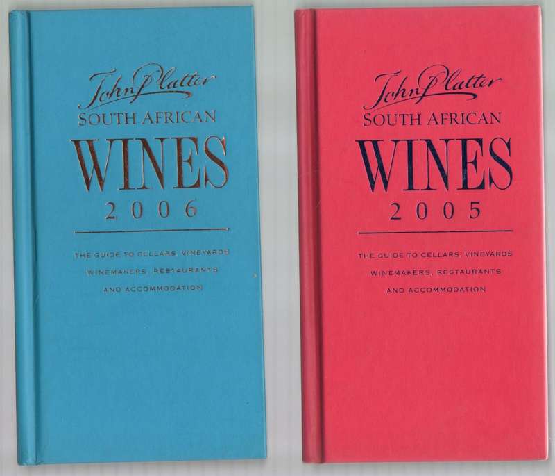 TEN PLATTER'S WINE GUIDES BY DINERS CLUB INTERNATIONAL (1997 - 2019 SOUTH AFRICAN WINE GUIDE)