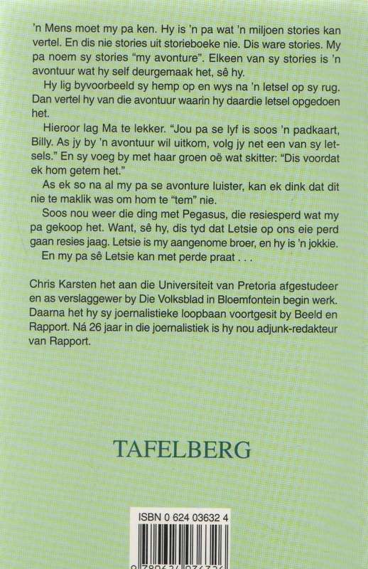 DIE JOKKIE WAT MET PERDE KON PRAAT - CHRIS KARSTEN (3 DE DRUK 2002)