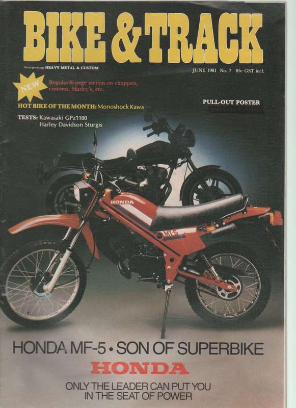 FOUR BIKE & TRACK MAGAZINES (1981)