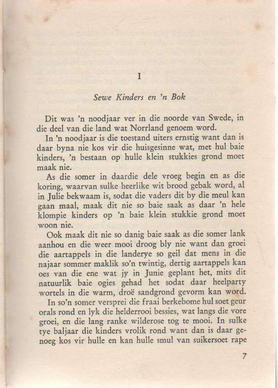 DIE KINDERS VAN DIE GROOT SNEEUVELD - LAURA FITINGHOFF (1953) AFRIKAANS VERTAAL DEUR SG MEIRING
