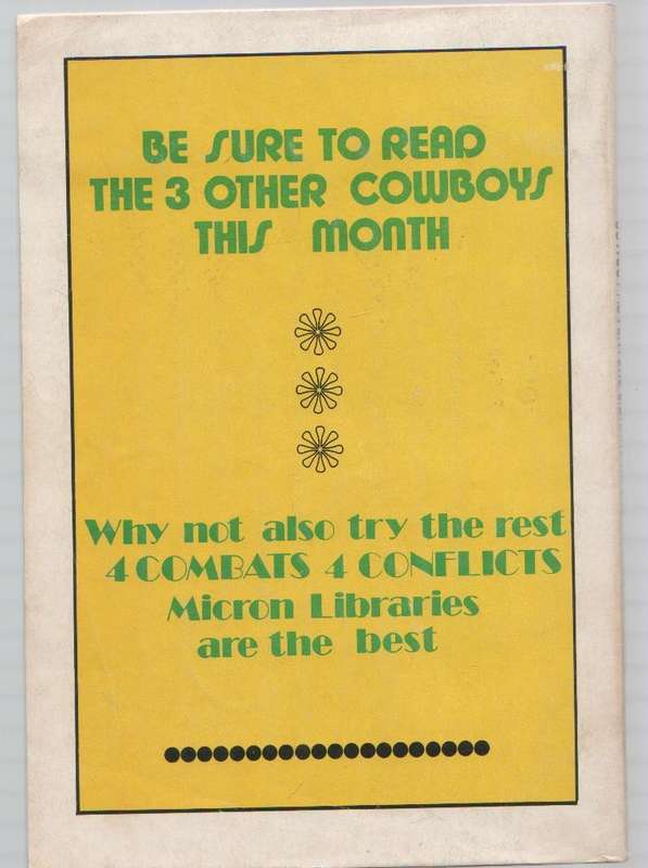 HONEST DAN - COWBOY ADVENTURE LIBRARY NO 916  (CAFE BOOK 1983)