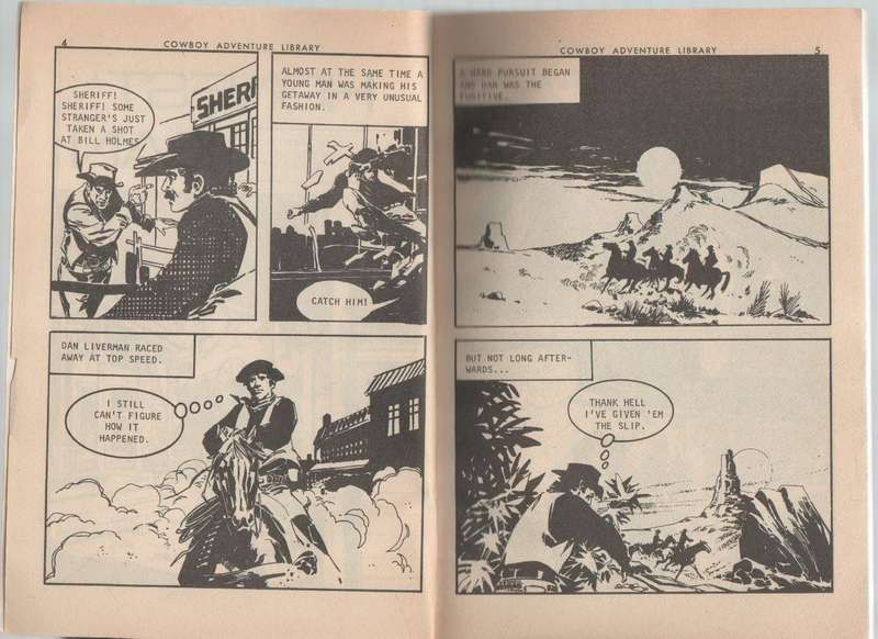 HONEST DAN - COWBOY ADVENTURE LIBRARY NO 916  (CAFE BOOK 1983)