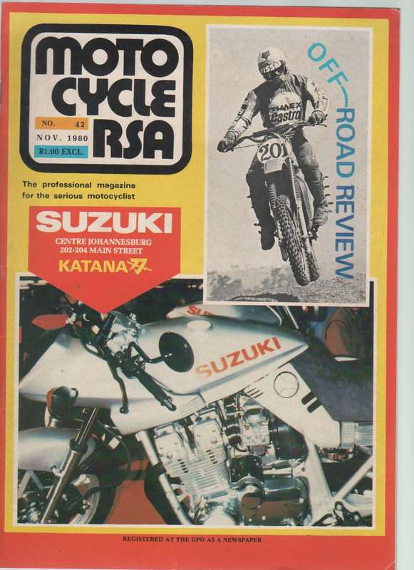 THREE MOTOCYCLE RSA MAGAZINES - 1980  / 1981