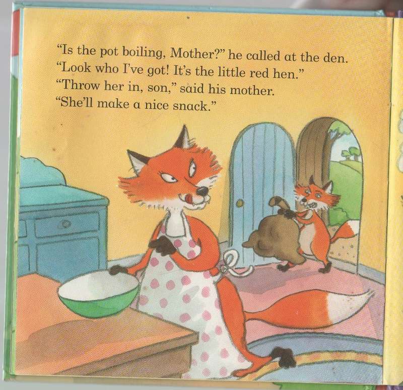 LADY BIRD THE SLY FOX AND THE LITTLE RED HEN - MANDY ROSS (1999)