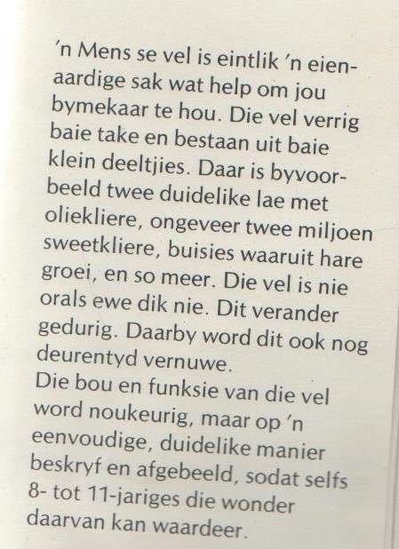 DIE VEL, DIE MENS SE LIGGAAM - KATHLEEN ELGIN (1976)