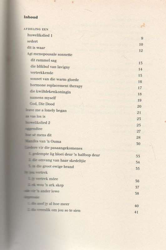 VERWEERSKRIF - ANTJIE KROG (1 STE UITGAWE 2006)